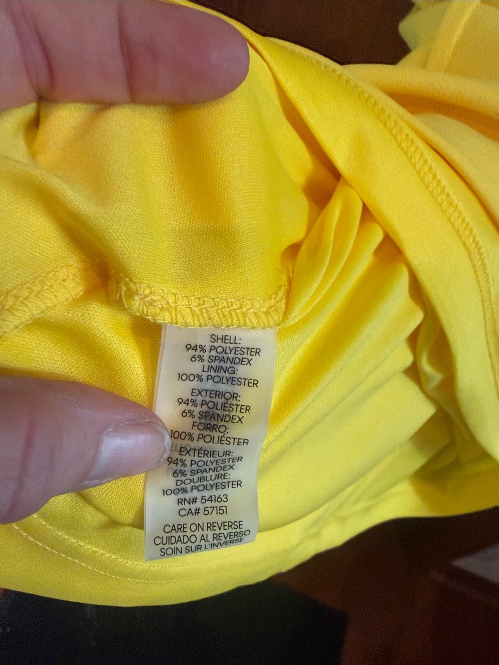 Calvin Klein Bright Yellow Sleeveless Midi Sheath Dress - Picture 6 of 7